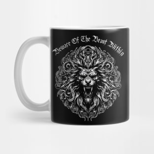 Roaring Gothic Lion Mug